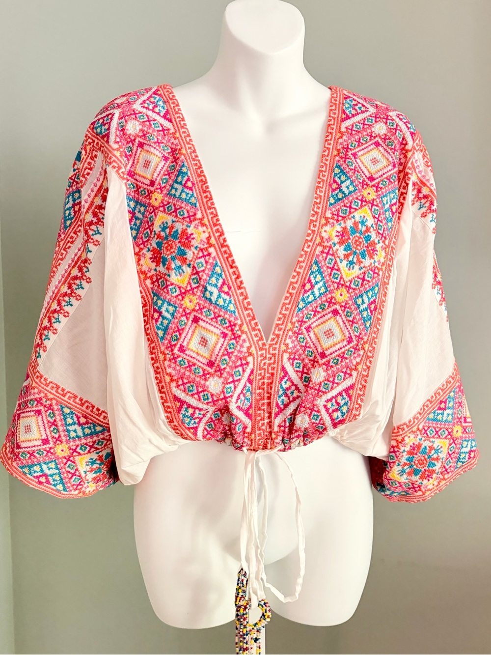 RAMY BROOK Gorgeous Embroidered Bollero Top Sz M NWT $265!! Sold-Out